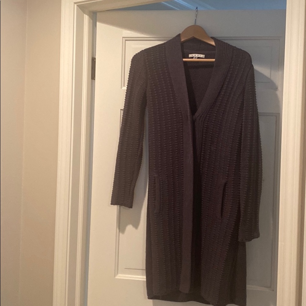Cabi sweater/coat. Knit. Grey.
